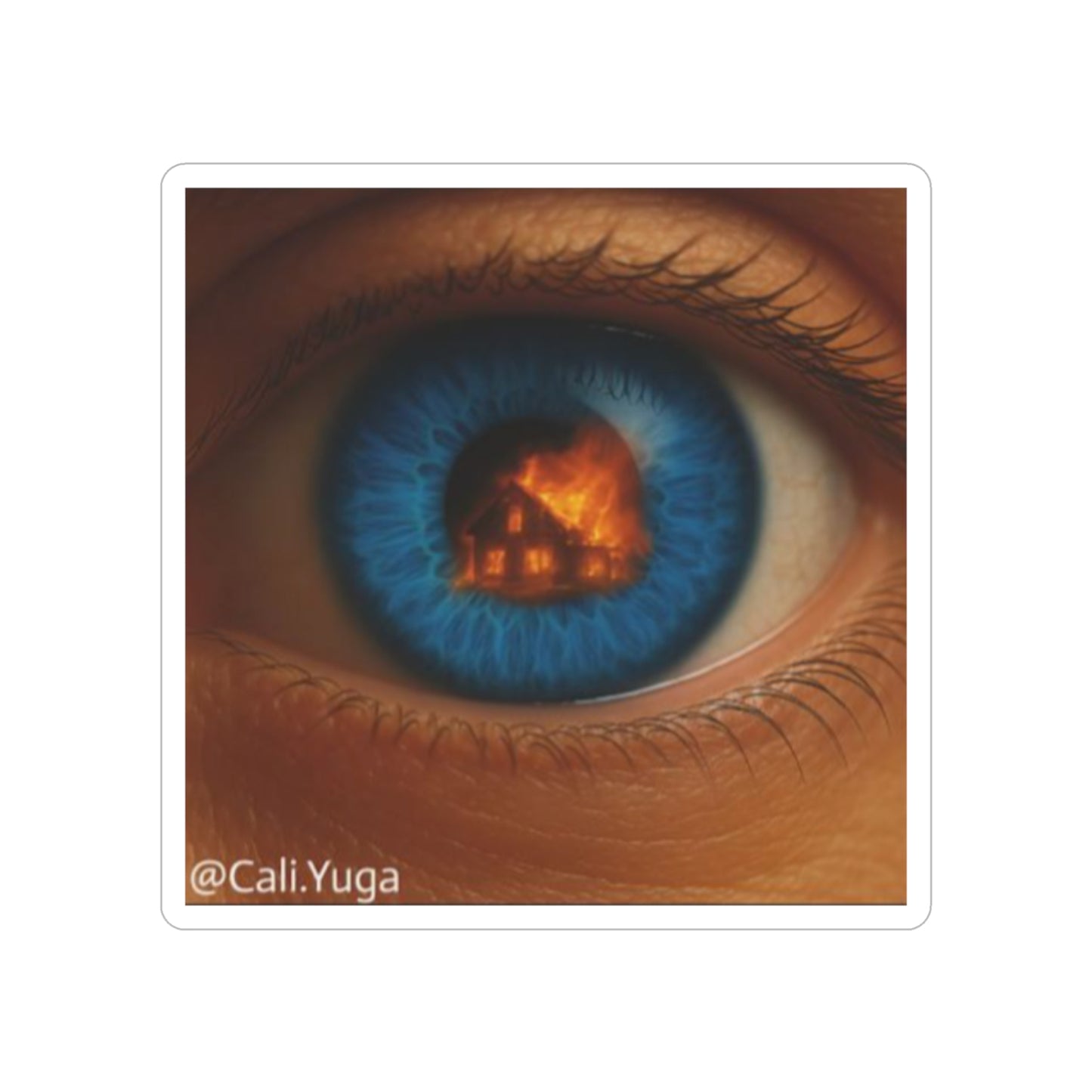 CaliYuga Sticker | #iGotFireInMyEye